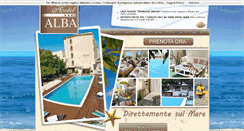 Desktop Screenshot of alba-hotel.it